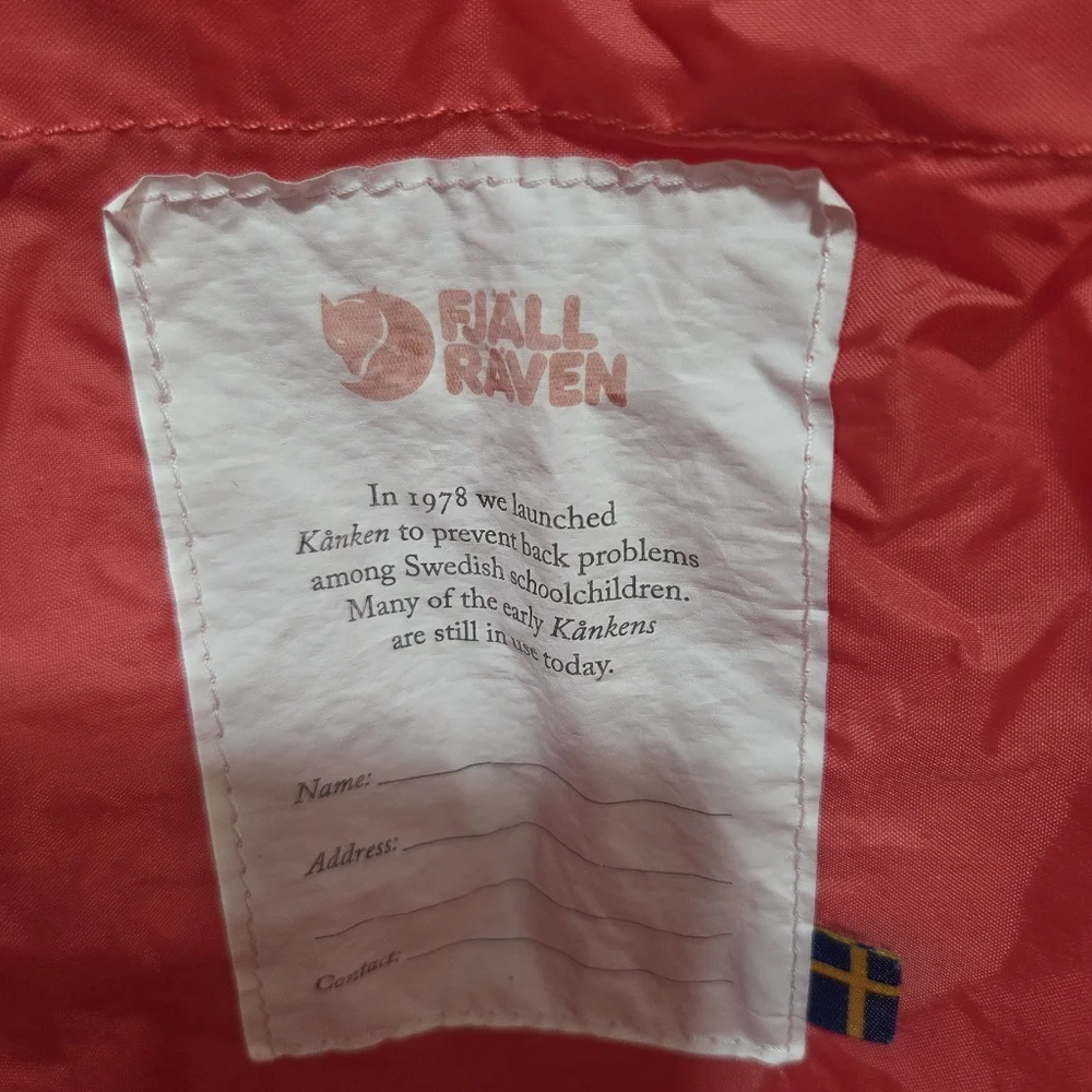 Fjällräven Kånken backpack, Lightweight, Spacious Coral Pink - Picture 7 of 12